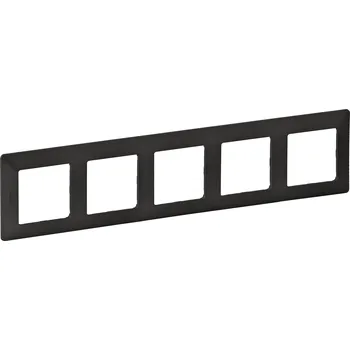 Elektrická zásuvka Legrand VALENA LIFE Rámeček pětinásobný GRAFIT pro všechny typy mechanismů Valena Life /754275/