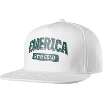 Kšiltovka kšiltovka EMERICA Team Stay Gold Snapback White one size One Size