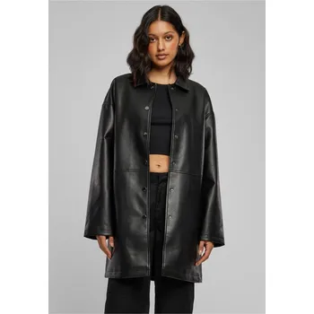 Ladies Faux Leather Coat M