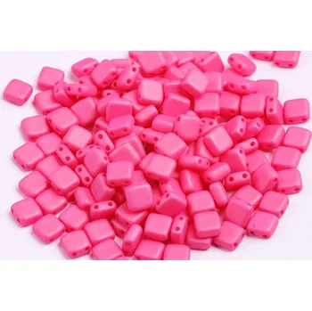 Korálek Dvoudírkové čtverečky č. 79 (6x6 mm)