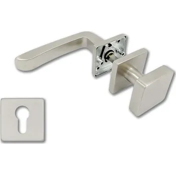 Dveřní kování ASTERIX rozet. kování pravá klika-knoflík FAB NEREZ "AKČNÍ CENA BEZ SLEVY"