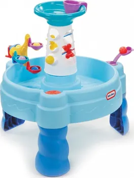 Venkovní herní stolek Little Tikes Vodní stůl se spirálou modrý