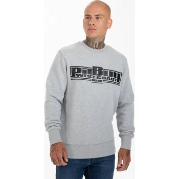 Pánská mikina PitBull West Coast - Pánská mikina CLASSIC BOXING šedý melír XL