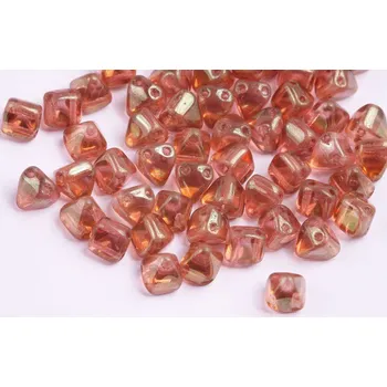 Korálek Dvoudírková pyramida č. 88 (6x6mm)