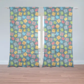 Záclona Sablio Záclony ABC: 2ks 150x250cm