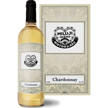 Sablio Bílé víno Miluji svého motorkáře: 0,75 l