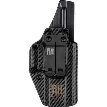 Příslušenství pro sportovní střelbu RH Holsters SHARKY - Glock 19/23/32 - Glock 19X/45 - vnitřní kydexové pouzdro - plný sweatguard - carbon Pouzdro je pro: Pravák