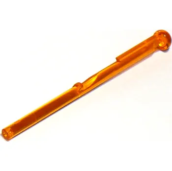 15303 Trans-Orange Projectile Arrow, Bar 8L with Round End (Průhledný oranžový projektil, tyč 8L s kulatým koncem)