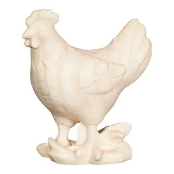 Vánoční dekorace Ornatis Slepice Provedení: Přírodní bez malování, Velikost stojících figur dospělých postav: 15 cm