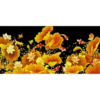 Diamantové malování Diamantové malování - Lekníny a ryby - č. 87 100 x 50 cm