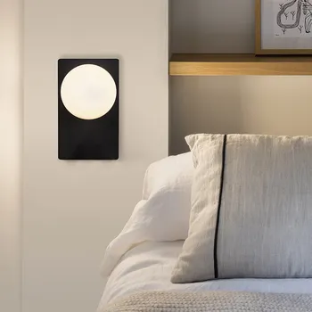 Nástěnné svítidlo Luxcambra Jednoduché nástěnné svítidlo Glos Barva: Černá 2672