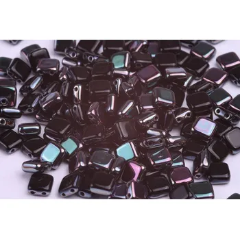 Korálek Dvoudírkové čtverečky č. 16 (6x6 mm)