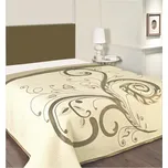 DekorTextil Přehoz DOMINIC - hnědozlatý ROZMĚR: (š/d) 140 x 220 cm