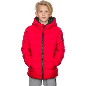 Dívčí bunda PitBull West Coast - dětská zimní bunda MOBLEY červená 146