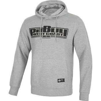 Pánská mikina PitBull West Coast - pánská KP mikina RED NOSE šedý melír 2XL