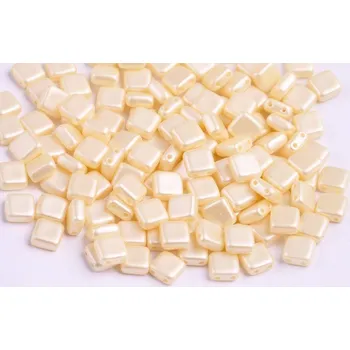 Korálek Dvoudírkové čtverečky č. 49 (6x6 mm)