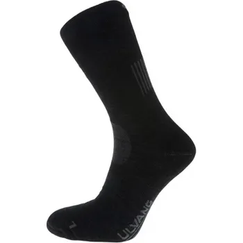 Pánské termo ponožky ULVANG KOMFORT BLACK- vlněná ponožka Velikost obuvi: 34-36