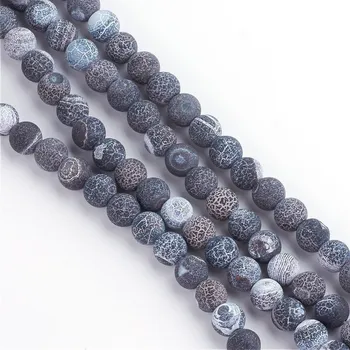 Korálek Minerál dračí achát č.10 (8mm)