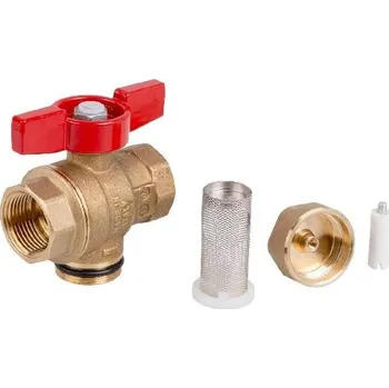 Vodovodní kohout Kohout kulový R701M FF 3/4", přímý, motýl, voda, Giacomini R701MY024CZ