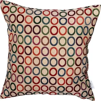 Polštář NábytekProNás Dekorační polštář - Barevné kruhy