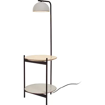 Stojací lampa Luxcambra Designová stojací lampa Absis Floor Barva stínítka: Bílá, Barva svítidla: Černá 4251