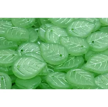 Korálek Korálky lístek č.2761 (18x13mm)