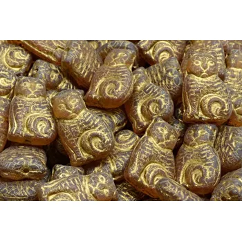 Korálek Korálky kočka č.3545 (17x11mm)