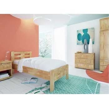 Postel HP-Nábytek Jednolůžko Kate BUK ROZMĚR: 90 x 200 cm