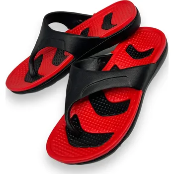 Dívčí žabky Sport Dívčí červené žabky Barva: Červená, Velikost: 35