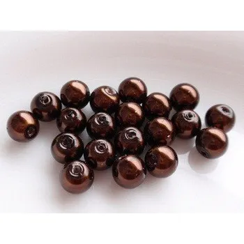 Dětské navlékací korálky Korálky voskované č. 41 - 12 mm