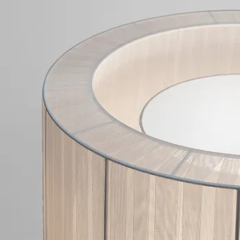 Lampička Luxcambra Jednoduchá stolní lampička Indiana Table Barva nohy: Černá, Barva stínítka: Bílá 3052