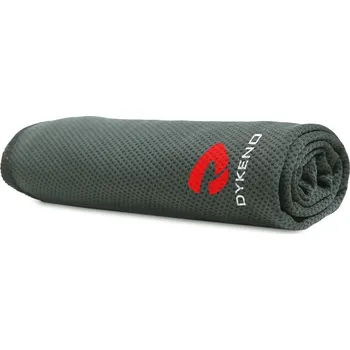 Ručník Dykeno Zeji chladicí ručník 100 x 31 cm černý/šedý