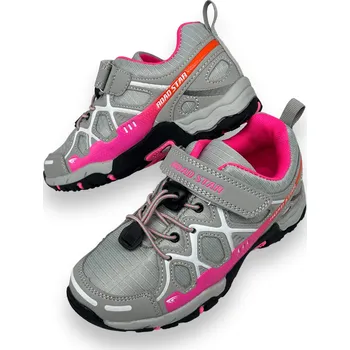 Dívčí tenisky Roadstar Dívčí růžové tenisky na suchý zip 13 Barva: Růžová, Velikost: 33