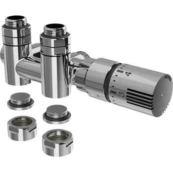 Isan 140R termostatická sada rohová středová pro kombinované zapojení pravá chrom O39CWAR140