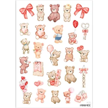 samolepka Samolepky MINIMEE - Medvídci