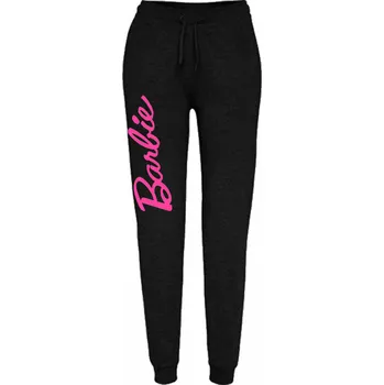 Tepláky Barbie s nápisem Velikost: M