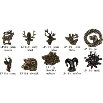 Zubíček - výroba loveckých potřeb Myslivecké odznaky - Model Srnec