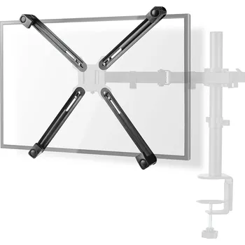 Televizní držák Nedis MMNVSA110BK non-VESA adaptér pro monitory a obrazovky 13 - 27”, 8 kg, černá