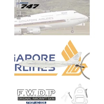Přívěsek Fantasy Wings - přívěsek B747 Singapore Airlines, 9V-SMN