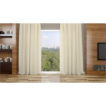 Bydlimekrasne.cz Závěs metráž blackout 150 cm uni smetanový