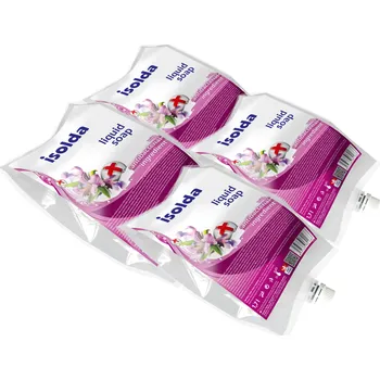 Koupelová kosmetika Isolda tekuté mýdlo s antibakteriální přísadou Varianta: ISOLDA tekuté mýdlo s antibakteriální přísadou - náhradní náplně GROUP, 4 x 1,7 l