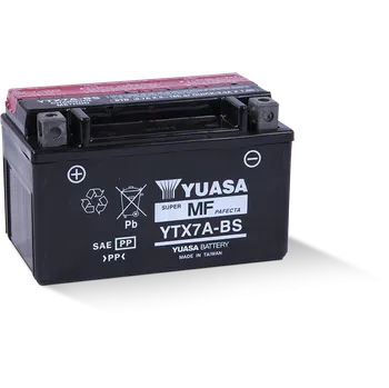 Motobaterie Baterie YUASA YTX7A-BS 6.3Ah