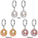 Olivie Perlové kroužkové náušnice BAROKO 7602 Barva: Růžová Ag 925; ≤4,2 g.