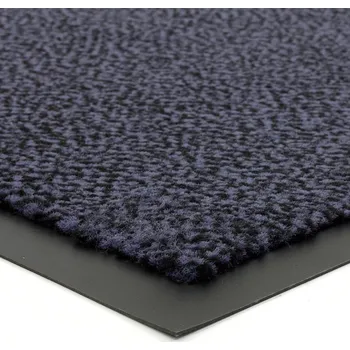 Rohožka Modrá vnitřní čistící vstupní rohož FLOMA Mars - 120 cm x 6 m x 0,5 cm