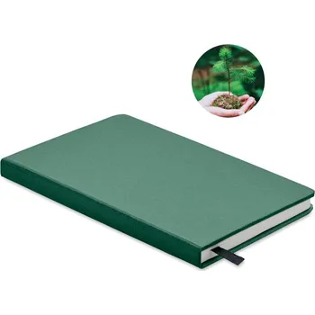 Zápisník Zápisník A5 z recykl. papíru - GROW, zakázková