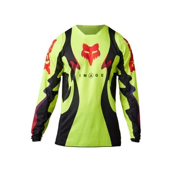 Moto dres Mx Dres Fox 180 Kozmik Jersey Fluorescent Yellow 2023, Velikost XL