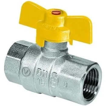 Ventil Armaturka Vranová Lhota, a.s. Kulový kohout plyn motýl DN25 -1" TECHNICKÉ PLYNY