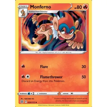 Sběratelská karetní hra Pokémon karta Monferno 025/172