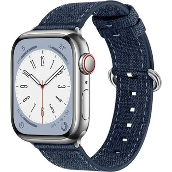 Řemínek na hodinky BSTRAP | BStrap Denim reminek na Apple Watch 42/44/45mm, royal blue (SAP015C11)