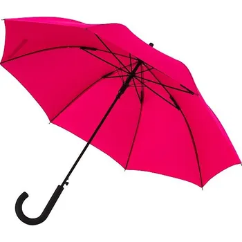 Automatický dvětruodolný holový deštník WIND, fuchsiová (tm. růžová)